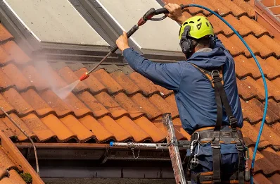 Démoussage et hydrofuge de toiture à Troubat
